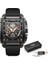 Siyah Gül Lıge Erkekler Saatler Üst Marka Lüks Büyük Kadran Izle Adam Tarih Su Geçirmez Kuvars Kol Saati Spor Chronograph Saat Relogio Masculino (Yurt Dışından) 1