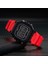 Kırmızı Lüks Marka Erkek Bilek Saatler Elektronik LED Dijital Saat Erkekler Kadınlar Için Kare Silikon Spor Ordu Izle Spor Saat Reloj (Yurt Dışından) 1