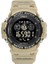 Haki Erkekler Dijital Spor Erkek Saat Smael Marka Kahki Tarzı Açık Hava Moda Izle LED Ekran 1602 Kol Saatleri Chronograph Otomatik Tarih (Yurt Dışından) 1