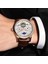 Quartz Saat Altın Lıge Marka Klasik Erkek Retro Saatler Otomatik Mekanik Saat Tourbillon Saat Hakiki Deri Su Geçirmez Askeri Kol Saati (Yurt Dışından) 4