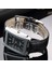 Stil 6 2022 Yeni Kare Erkek Saat Gül Altın Gümüş Kasa Erkek Saatler Moda Lüks Marka Deri Band Kuvars Saat Montre Homme Vintage (Yurt Dışından) 3