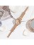 Gümüş Lüks Bilezik Saatler Kadınlar Kristal Elbise Kol Saatleri Saat Kadın Moda Rahat Kuvars Izle Reloj Mujer Relogio Feminino (Yurt Dışından) 4