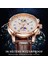 Gümüş Siyah 100% Orijinal Lıge Izle Erkekler Için Üst Marka Su Geçirmez Spor Chronograph Izle Saat 2022 Yeni Moda Lüks Deri Kol Saatleri (Yurt Dışından) 4