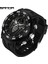 Siyah 1 Sanda Erkekler Askeri Saatler Moda Spor Izle Analog Elektronik LED Kol Saatleri Adam Saat Relogio Masculino Su Geçirmez 50 M (Yurt Dışından) 2