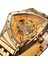 GMT1199-5 Duncougar Üçgen Kadran Mekanik Otomatik Saat Gümüş Paslanmaz Çelik Düzensiz Gündelik Iş Saati (Yurt Dışından) 1