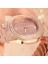 Gümüş Üst Lüks Marka Kadın Izle Moda Gül Altın Kuvars Izle Bayanlar Elmas Elbise Bilezik Saatler Kadın Saat Relogio Feminino (Yurt Dışından) 5