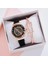 Mavi Lüks Kadın Mıknatıs Izle Moda Gül Altın Bayanlar Kristal Kuvars Bilek Saatler Rahat Kadın Bilezik Izle Reloj Mujer Saatler (Yurt Dışından) 4