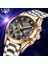 Gümüş Mavi Lıge Moda Lüks Kuvars Erkek Saat Rahat Spor Iş Izle Erkekler Için Su Geçirmez Askeri Saat Adam Chronograph Reloj Hombre (Yurt Dışından) 2