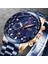 Gümüş Siyah Beyaz Lıge Erkek Saatler Üst Marka Lüks Paslanmaz Çelik Mavi Su Geçirmez Kuvars Izle Erkekler Moda Chronograph Erkek Spor Askeri Saat (Yurt Dışından) 3