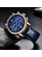 Rose Lıge En Lüks Marka Erkek Spor Askeri Kuvars Izle Adam Moda Analog Tarih Saat Deri Kayış Kol Saati Montre Homme + Kutusu (Yurt Dışından) 3