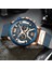 Gül Altın Siyah Curren Rahat Spor Saatler Erkekler Için Üst Marka Lüks Askeri Deri Kol Saati Adam Saat Moda Chronograph Kol Saati (Yurt Dışından) 4