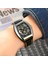 Mavi Forsınıng Moda Erkekler Mekanik Izle Kendinden Kurmalı Gümüş Sarı Kol Saati Dikdörtgen Adam Otomatik Saat Reloj Hombre (Yurt Dışından) 2