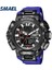 Turuncu Askeri Izle Spor Su Geçirmez 50 M Kronometre Analog Dijital Saatı Hafta Ekran Çalar Saat 8053 Dijital Saatler Erkek (Yurt Dışından) 5
