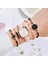Gül Altın Beyaz B 5 Adet Gaiety Yepyeni Lüks Moda Bilezik Saat Seti Kadınlar Bayanlar Kol Saati Saatler Bayanlar Relogio Feminino Reloj Mujer (Yurt Dışından) 3