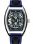 Gümüş Mavi Forsınıng Moda Erkekler Mekanik Izle Kendinden Kurmalı Gümüş Sarı Kol Saati Dikdörtgen Adam Otomatik Saat Reloj Hombre (Yurt Dışından) 1