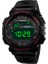 Kırmızı Erkekler LED Dijital Kol Saatleri Açık Spor Askeri Erkek Saatler Reloj De Hombre 1.3 M Su Geçirmez Silikon Bant Izle (Yurt Dışından) 1