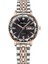 Çelik Siyah Lüks Kristal Kadın Bilezik Saatler Üst Marka Moda Elmas Bayanlar Kuvars Izle Çelik Kadın Kol Saati Montre Femme Relogio (Yurt Dışından) 1