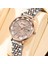 Çelik Siyah Lüks Kristal Kadın Bilezik Saatler Üst Marka Moda Elmas Bayanlar Kuvars Izle Çelik Kadın Kol Saati Montre Femme Relogio (Yurt Dışından) 2