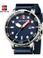 Mavi Ben Nevis Erkek Saatler Lüks Analog Quartz Saat Tarih ile Askeri Saat Su Geçirmez Silikon Kauçuk Kayış Relogio Masculino (Yurt Dışından) 2