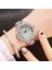 Gümüş Saat Kuvars Kadın Saatler Bayanlar Yıldızlı Gökyüzü Su Geçirmez Çelik Kadın Bilezik Saatler Kadın Saat Relogio Feminino Montre Femme (Yurt Dışından) 1