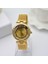 Altın Cussı Üst Marka Lüks Altın Bilek Saatler Elmas Taklidi Bilezik Izle Kadın Saatler Moda Kadın Saatler Saat Relojes (Yurt Dışından) 1