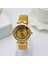Altın Cussı Üst Marka Lüks Altın Bilek Saatler Elmas Taklidi Bilezik Izle Kadın Saatler Moda Kadın Saatler Saat Relojes (Yurt Dışından) 3