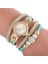 D Relogio Bilezik Saatler Kadın Wrap Etrafında Moda Bilezik Moda Elbise Bayanlar Kadının Kol Saati Relojes Mujer Saat Hediye Için (Yurt Dışından) 5