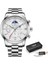Gül Altın Siyah Lıge Casual Erkek Saatler Çelik Su Geçirmez Aydınlık Üst Marka Lüks Kuvars Kol Saati Erkekler Için Chronograph Relogios Masculinos (Yurt Dışından) 5