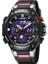 Siyah Smael Chronograph Quartz Saat Erkekler Için Moda Su Geçirmez Spor Saatler Otomatik Tarih Haftası LED Elektronik Dijital Kol Saati (Yurt Dışından) 1