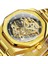 Altın-Sıyah Saatler Erkek 2021 Otomatik Erkek Saatler Top Marka Lüks Mekanik Tourbillon Izle Erkekler Lacivert Часы Мужские Reloj (Yurt Dışından) 1