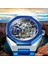 Altın-Sıyah Saatler Erkek 2021 Otomatik Erkek Saatler Top Marka Lüks Mekanik Tourbillon Izle Erkekler Lacivert Часы Мужские Reloj (Yurt Dışından) 3
