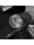 Altın-Sıyah Saatler Erkek 2021 Otomatik Erkek Saatler Top Marka Lüks Mekanik Tourbillon Izle Erkekler Lacivert Часы Мужские Reloj (Yurt Dışından) 4