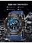 Bluepurple Kuvars Saatler Spor Dijital 50 M Su Geçirmez Saat Alarmı Otomatik Tarih Hafta Ekran LED Kol Saatleri 8049 Erkekler Izle Dijital Ikili Zaman (Yurt Dışından) 4