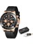 Siyah Gül Altın Lıge Erkek Saatler Üst Marka Lüks Adam Izle Spor Chronograph Izle Adam Için Altın Paslanmaz Su Geçirmez Erkek Kol Saati Saat (Yurt Dışından) 1