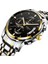 E Nıbosı Erkek Saatler Lüks Marka Askeri Spor Altın Izle Erkekler Iş Kol Saati Chronograph Quartz Saat Relogio Masculino (Yurt Dışından) 1