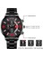 Gösterildiği Gibi 2 Reloj Hombre Erkek Moda Iş Saatleri Erkekler Iş Rahat Paslanmaz Çelik Kuvars Izle Adam Takvim Saat Relogio Masculino (Yurt Dışından) 3