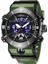 Armygreen Yeni Smael Çift Ekran Izle Askeri Kalite Erkek Spor Saatler Dijital Alarmlı Saat 8051 Askeri Saat Şok LED Izle Su Geçirmez (Yurt Dışından) 1