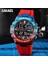 Kırmızı Mavi Smael Ikili Zaman Kırmızı Dijital Izle Erkekler Askeri Spor Chronograph Kuvars Elektronik Kol Saati Tarih Haftası Su Geçirmez 8066 (Yurt Dışından) 3
