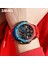 Kırmızı Mavi Smael Ikili Zaman Kırmızı Dijital Izle Erkekler Askeri Spor Chronograph Kuvars Elektronik Kol Saati Tarih Haftası Su Geçirmez 8066 (Yurt Dışından) 4