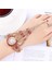 Kırmızı 2022 Top Marka Lüks Saatler Bayanlar Taklidi Bilezik Izle Kadınlar Için Kol Saati Relogio Feminino Reloj Mujer Montre Femme (Yurt Dışından) 3