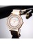 Gül Altın Relojes Mujer Kadın Bilezik Izle Kuvars Kol Saati Taklidi Kristal Moda Gül Altın Rahat Kız Takı Bilezik Saat (Yurt Dışından) 4