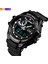 Kırmızı Saat Skmeı Lüks Erkekler Quartz Saat Askeri Chrono Spor Dijital Kol Saati Açık Su Geçirmez 3 Zaman Saati Erkek Relogio Masculino (Yurt Dışından) 2