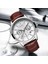 Siyah Mavi Lıge Yeni Erkek Izle Minimalist Deri Kol Saati Chronograph Quartz Saat Spor Su Geçirmez Erkekler Için Izle Tarih Saat Reloj Hombre (Yurt Dışından) 2