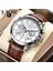 Siyah Mavi Lıge Yeni Erkek Izle Minimalist Deri Kol Saati Chronograph Quartz Saat Spor Su Geçirmez Erkekler Için Izle Tarih Saat Reloj Hombre (Yurt Dışından) 3