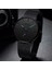 Siyah Mavi Erkek Moda Minimalist Saatler Erkekler Iş Rahat Kuvars Izle Basit Erkek Paslanmaz Çelik Hasır Bant Saat Reloj Hombre (Yurt Dışından) 5
