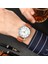Siyah Siyah Modern Moda Siyah Kuvars Erkek Saatler Gelgit Marka Deri Kayış Büyük Arama Erkek Lüks Rahat Iş Saati Relojes Hombre (Yurt Dışından) 3