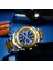 Bir Nıbosı Rahat Spor Erkek Saatler Chronograph Paslanmaz Dalgıç Izle Kol Saati Büyük Kadran Kuvars Saat Aydınlık Relogio Masculino (Yurt Dışından) 2