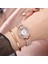 Gül Lüks Bilezik Saatler Kadınlar Kristal Elbise Kol Saatleri Saat Kadın Moda Rahat Kuvars Izle Reloj Mujer Relogio Feminino (Yurt Dışından) 3