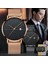 Kahve Yeni Moda Erkek Trend Izle High-End Iş Erkek Kol Saati Örgü Kemer Kuvars Takvimli Saat (Yurt Dışından) 4