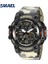 Canmouflage Sıyah Smael Sportif Izle Erkekler Için Su Geçirmez Kronograf Alarm Hesap Makinesi Saat Rahat Hediyeler Fikirleri Erkek Reloj Hombre 8007 (Yurt Dışından) 2